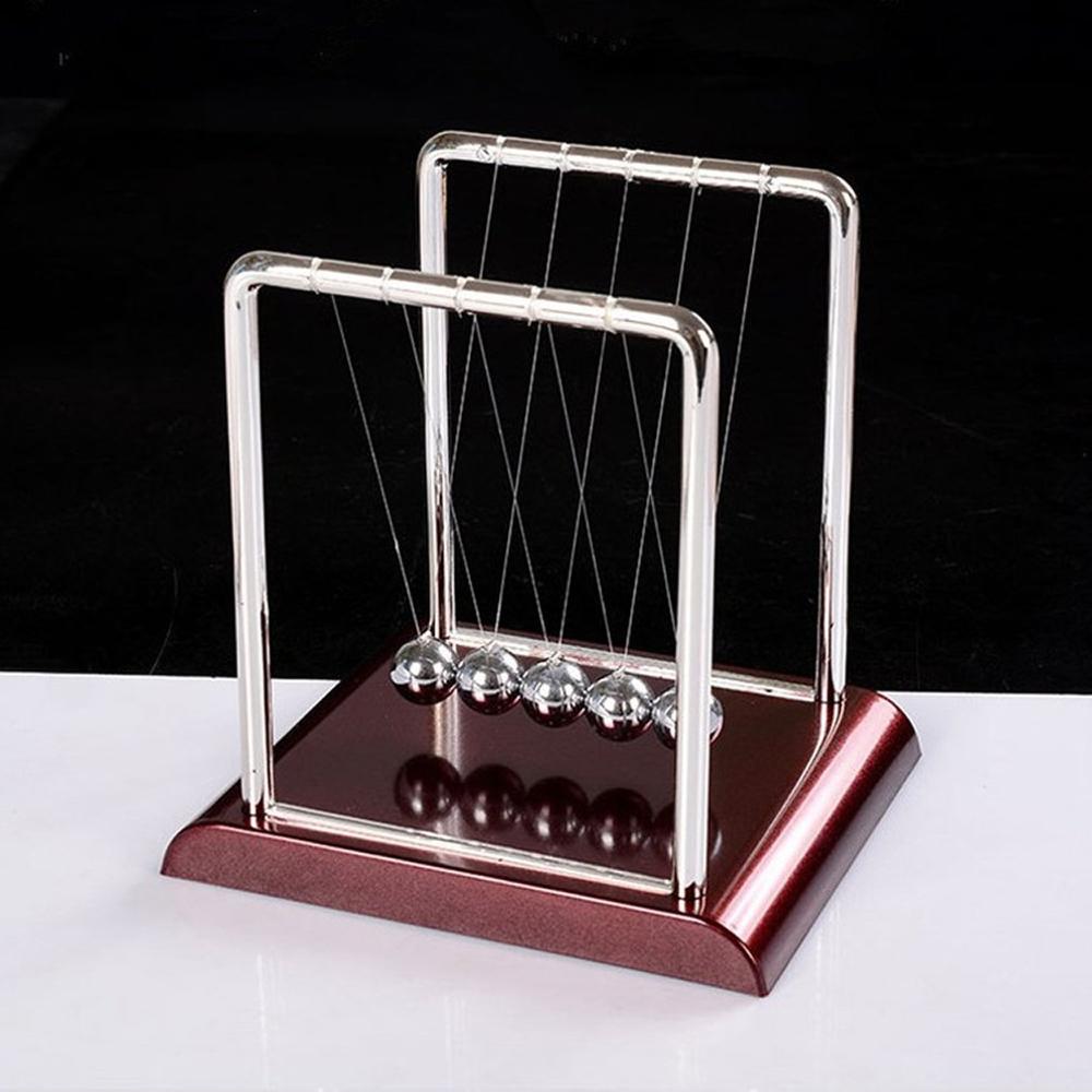 Newton Bureau Tafel Decor Metal Cradle Slinger Ball Natuurkunde Science Pendulum Steel Balance Ball Home Office Decoratie: B