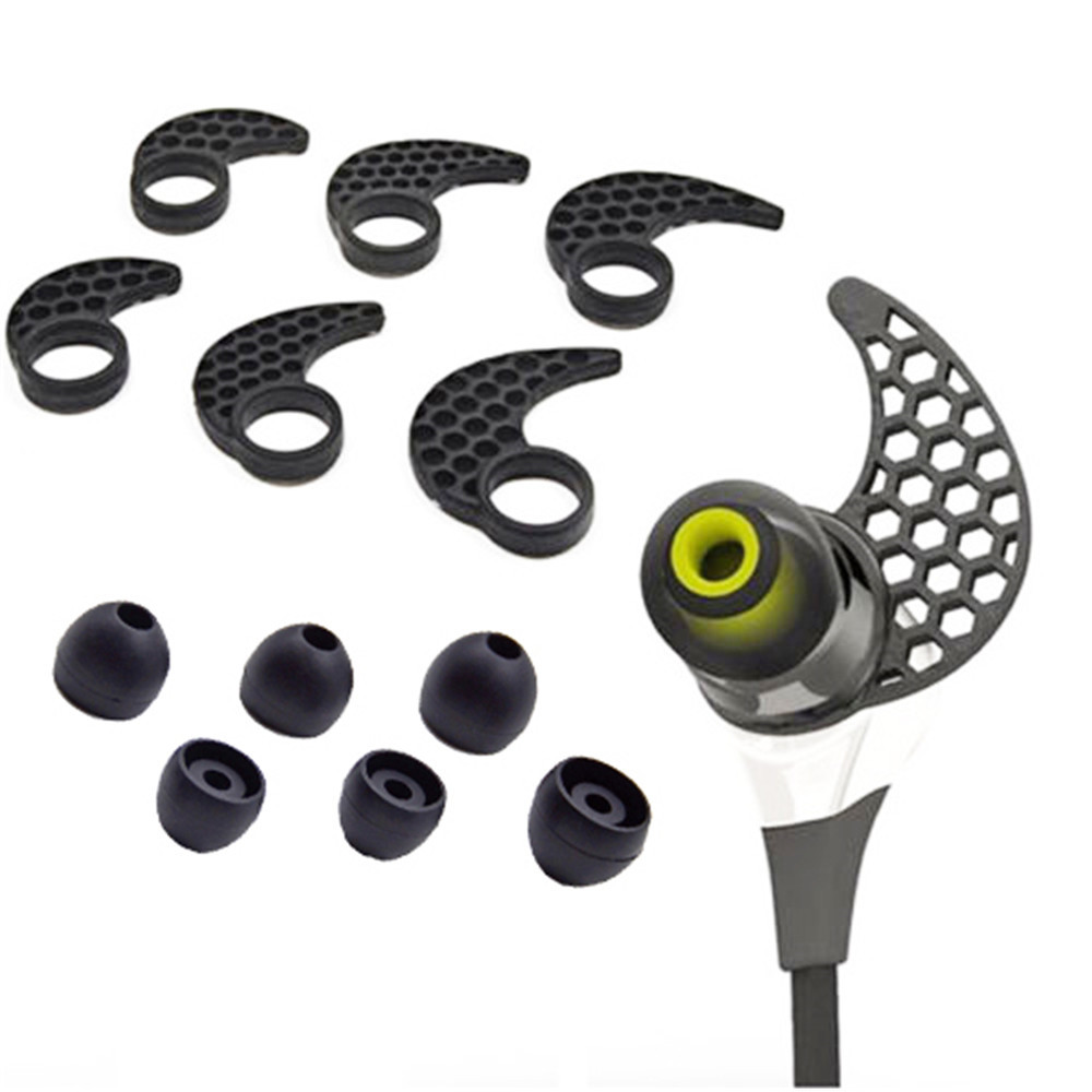 Zachte Siliconen Oor Tips Oorhaakjes Voor Jaybird Bluebuds X X2 & X3 Bluetooth Sport Koptelefoon Vervangen Oordopjes Eargels Oor haken