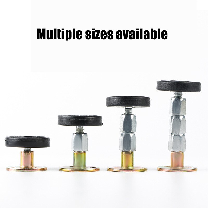 2pcs Adjustable Threaded Bed Frame Holder Anti-Shake Tool for Bed Telescopic Support for Room Wall Hardware LBShipping