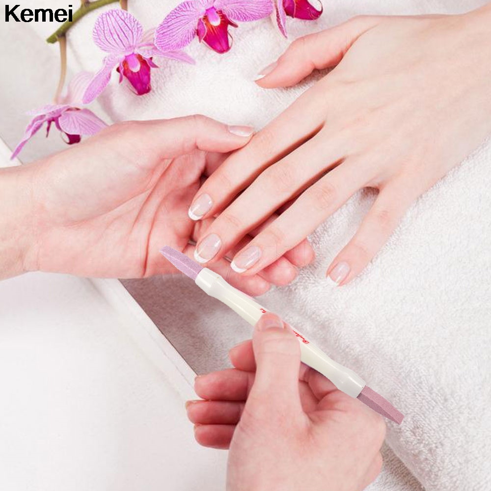 Neglefil manikyr pinne skrubbe stein cuticle remover slipestang penn skje cut trimmer buffer negle pusher pleieverktøy