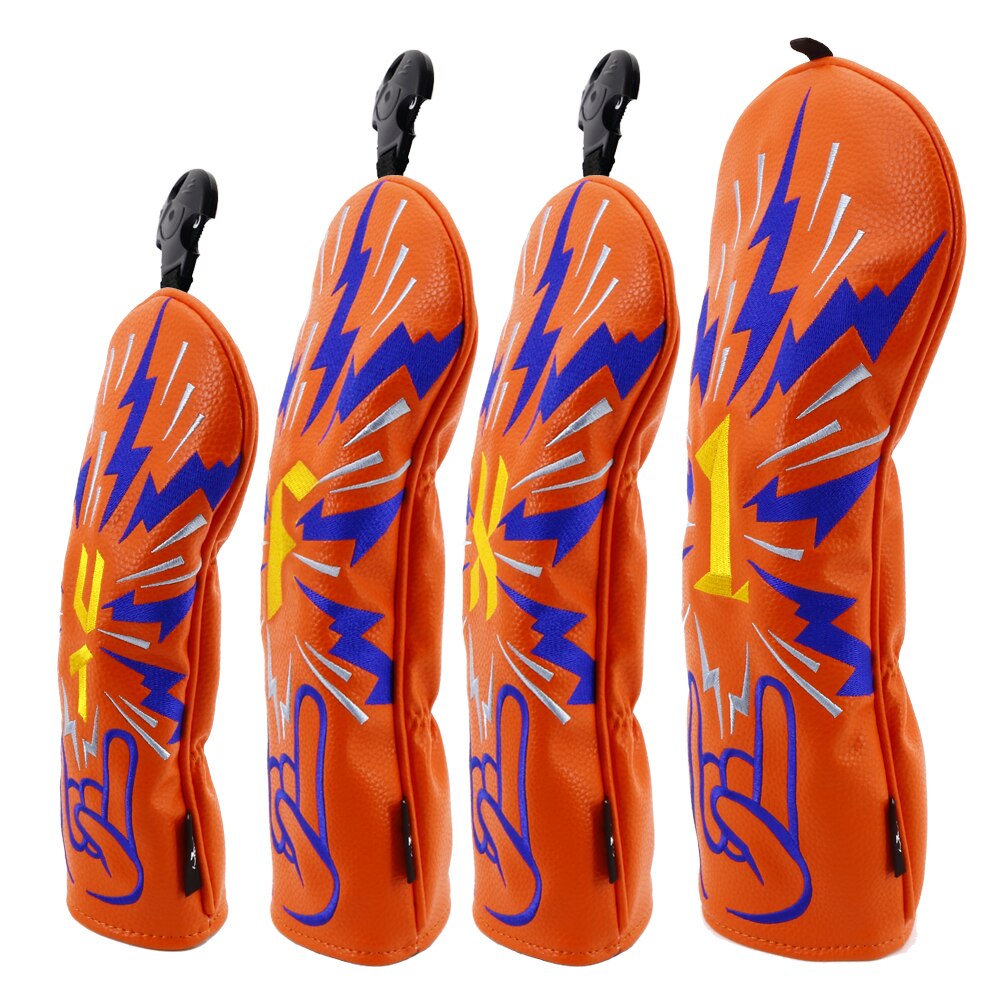 Grandes dientes Universal Golf Club cabeza cubre Driver/carenado/híbrido/Roca