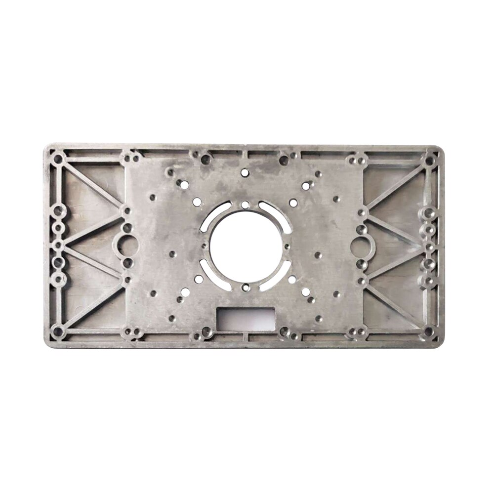 Multifunctional Router Table Insert Plate Woodworking Benches Aluminium Wood Router Trimmer Models Engraving Machine + 4 Rings