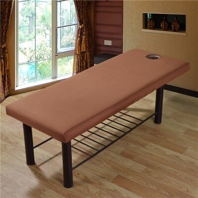 Universel massage sengetækslet solid sofa forreste hul elastisk allround wrap wrap: Kaffe