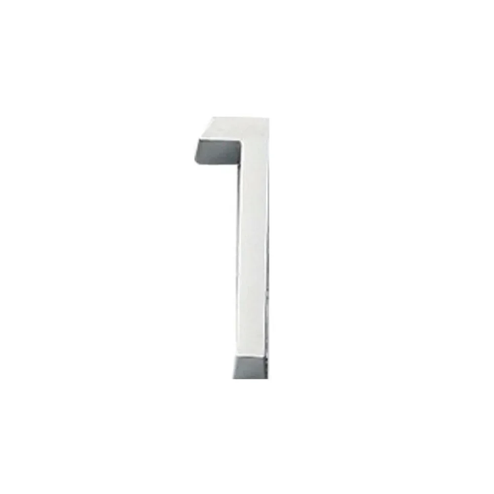 Number 3D House Number Sticker Self Adhesive Door Plate Sign Outdoor Mail Box Apartment Hotel Room Number Home Decor: Beige