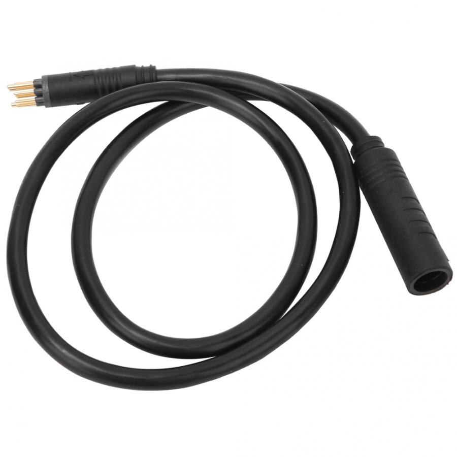 Waterproof E-bike 9 Pin Motor Extension Cable Electric Bicycle Female to Male Motor Extended Cable Wire E-Bike Accessory: 600mm