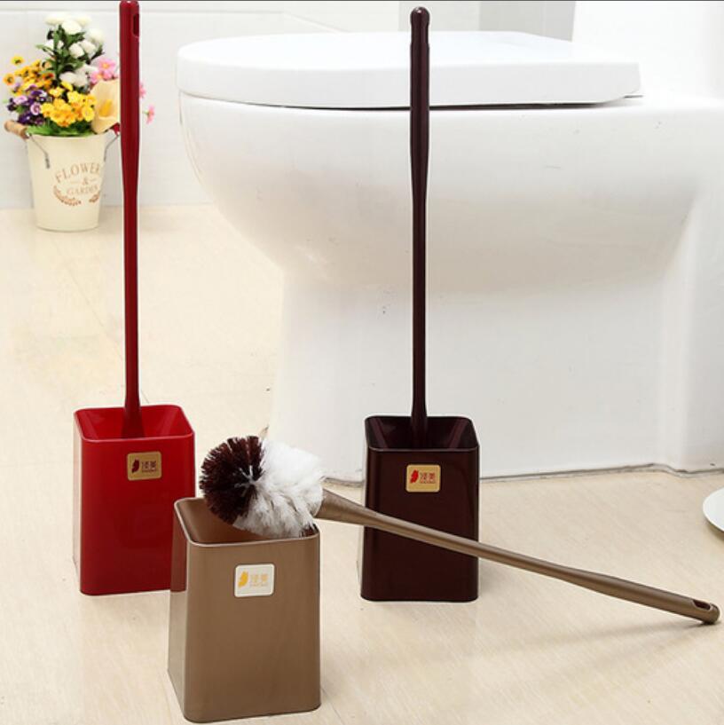 BUNSAK Twin Side Toilet Brush, Assorted, Plastic main image 0