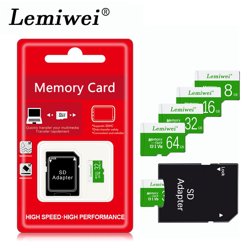 MicroSD Memory Card 64GB 128GB Micro SD Card C10 32GB 16GB TF Card Flash Drive High Speeed cartao de memoria 256gb