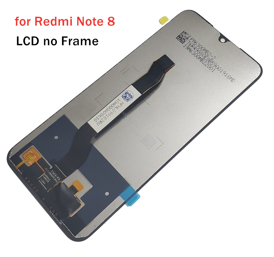 Digitalizador touchscreen para xiaomi redmi, display de lcd, peças de reparo com moldura