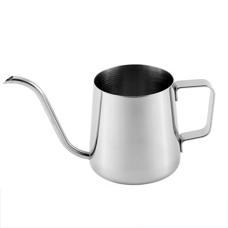 Kaffe kander 350ml rustfrit stål dryp og filter type, fin mund og lang mund kande hjemme kaffebar konkurrence brug