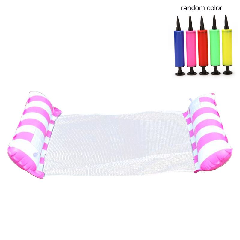 Hammock Inflatable Pool Float Multi-Purpose Summer Swimming Pools Water Chair Portable Sports Lounger: HP