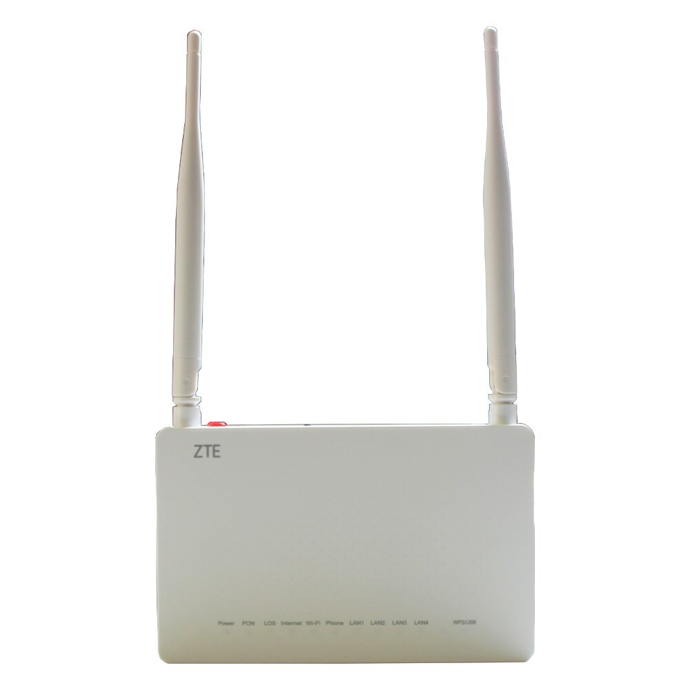 Terminal de fibra ótica sip ftth, terminal original zte zxa10 f660 v8 gpon onu 1ge + 3fe + 1 potes + wifi, firmware inglês