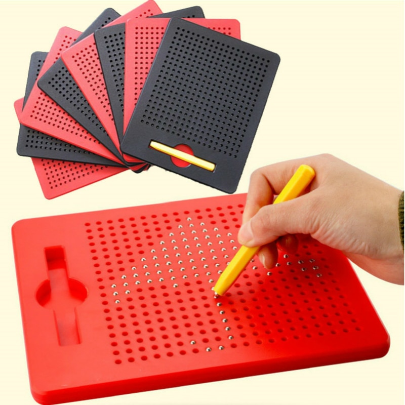 Magnetische Bal Sketch Pad Tablet Met Magneet Pen Kids Leren Tekentafel Educatief Speelgoed Voor Kinderen Volwassen Notebook