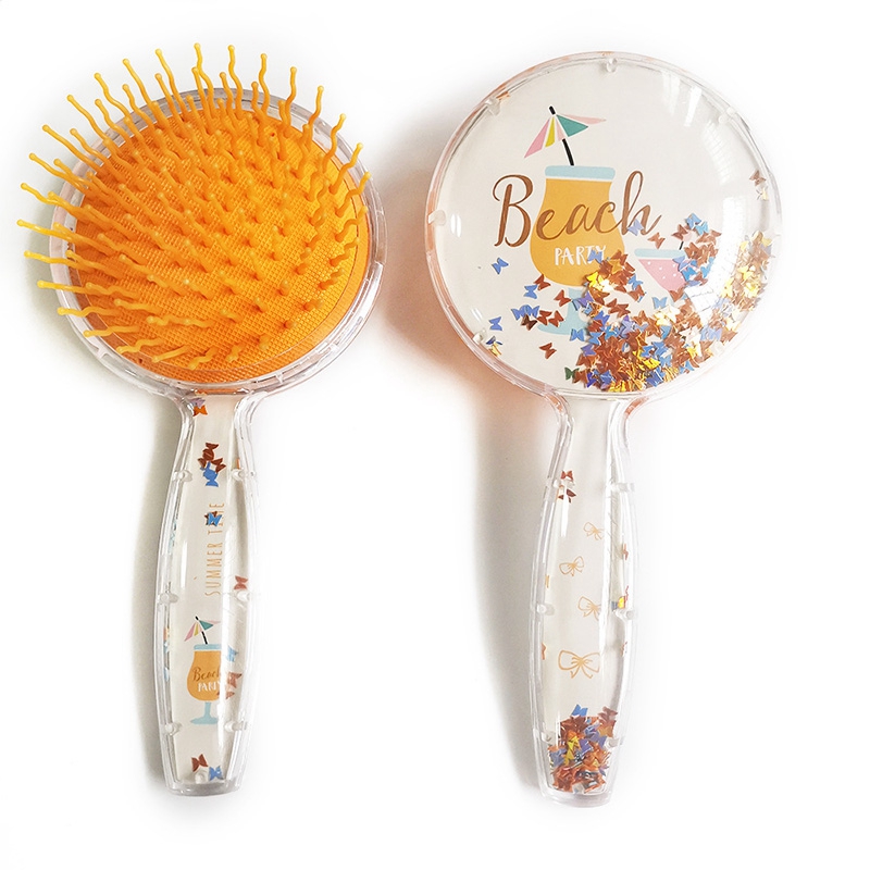 Baby Meisje Haar Borstel Anti-Statische Massage Kammen Cartoon Prinses Haar Kinderen Borstel Mooie Baby Meisje Care Haar Kam haar Accessoires: S7