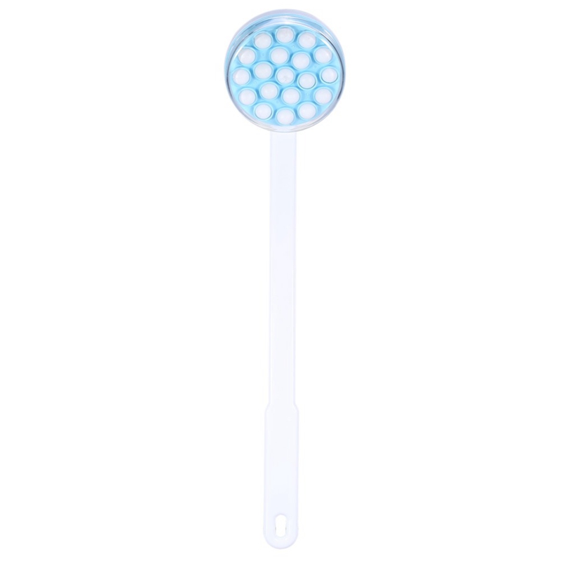 Long Handled Lotion Oil Cream Applicator Head Body Leg Back Bath Brush Scrub Massager Shower Rubbing Brush Bath Supplies Tools: Default Title
