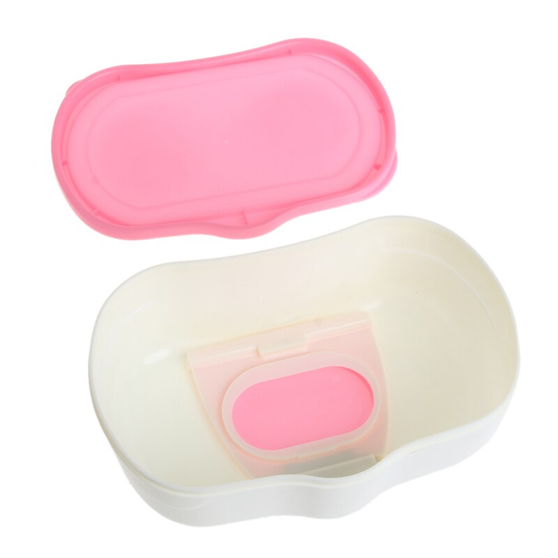 Plastic Wet Wipes Storage Case Box Refillable Container 80 Sheets K92A