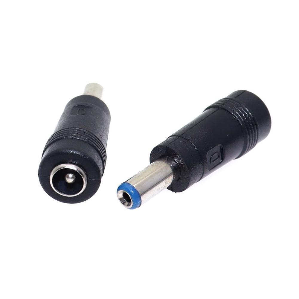 5.5*2.1mm DC Power Male Plug Jack Connector Socket Adapter for laptop 5.5*2.5 Female to 5.5*2.1mm Male: Straight