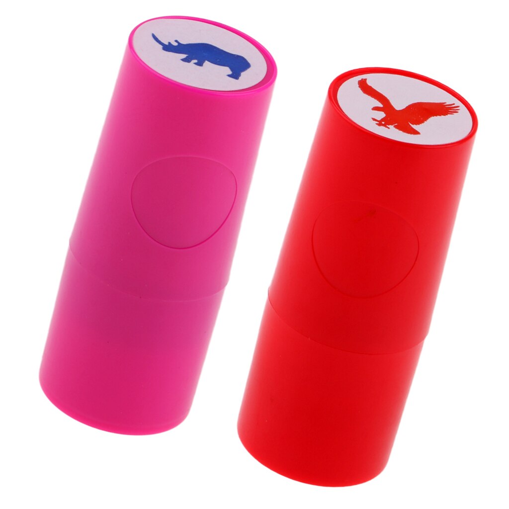 2 pièces/ensemble ABS plastique balle de Golf tampon tampon marqueur Impression joint-longue durée et séchage rapide: Rhinoceros Eagle
