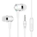 in-ohr praktisch Headset linie Kontrolle subwoofer mit weizen kopfhörer Universal- praktisch Headset zubehör: weiß