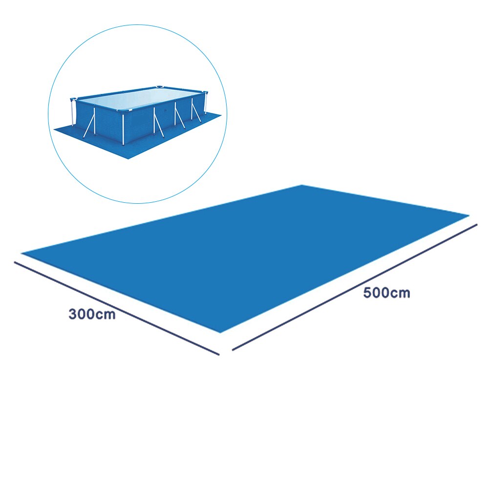 Ground Cloth Swimming Pool Mat Inflatable Square Swimming Pool Floor Protector For Inflatable Swimming Pools Beach Accessories