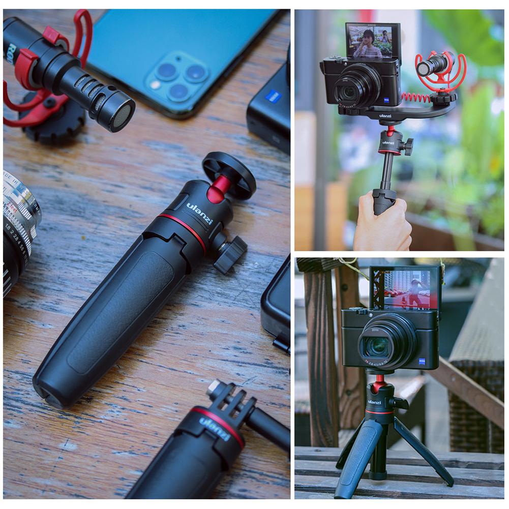 Minihåndtag stativ til gopro hero 8 7 6 5 4 action cam digitalkamera dslr desktop forlænger selfie stick tilbehør