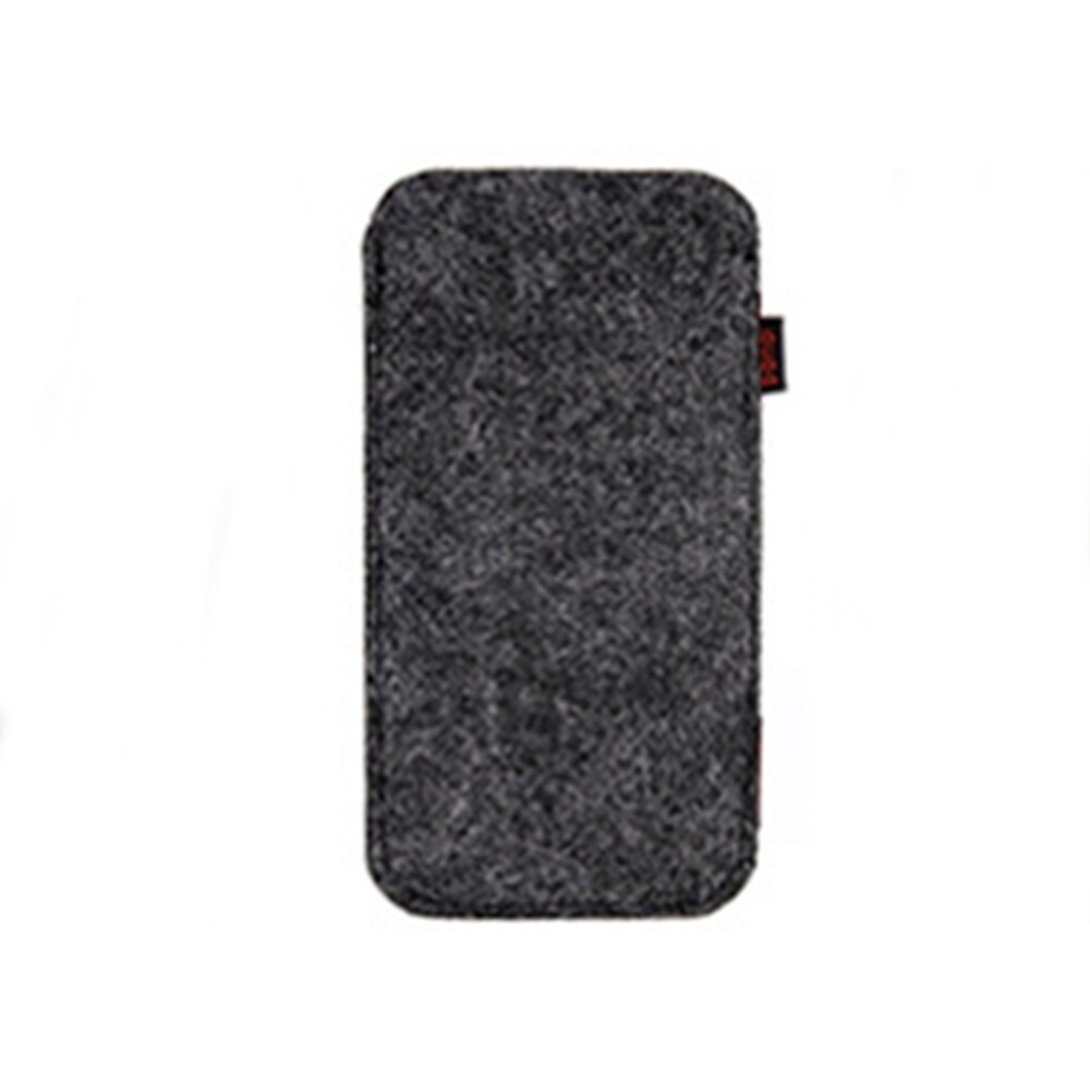 1pc unisex briller etui blød filt stof solbriller taske briller pose brillebeskytter briller tilbehør: Mørkegrå