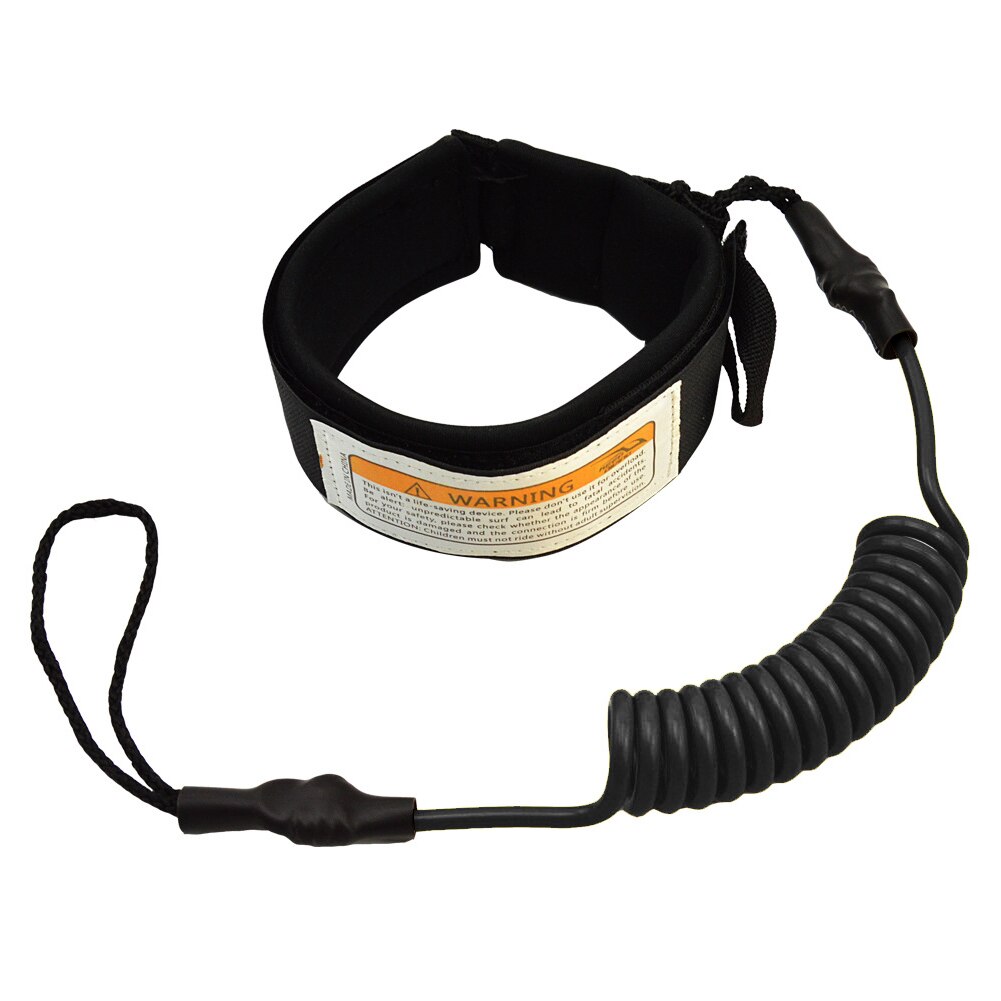 10 fuß lange, aufgerollte surfbrett-leash, stand-up-paddle-board-knöchel-leash, sup-board-fuß-bein-seil, surfbrett-raft-kajak-seil: 06