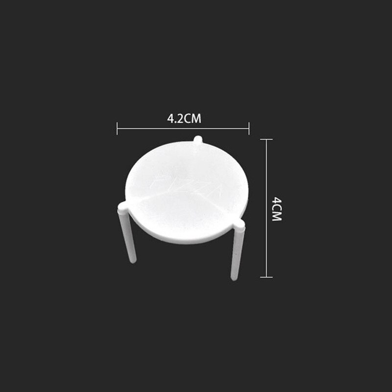 ! 200Pcs Pizza Saver Stand White Plastic Tripod Stack Fixing Rack Pizza Holder Pizza Tools