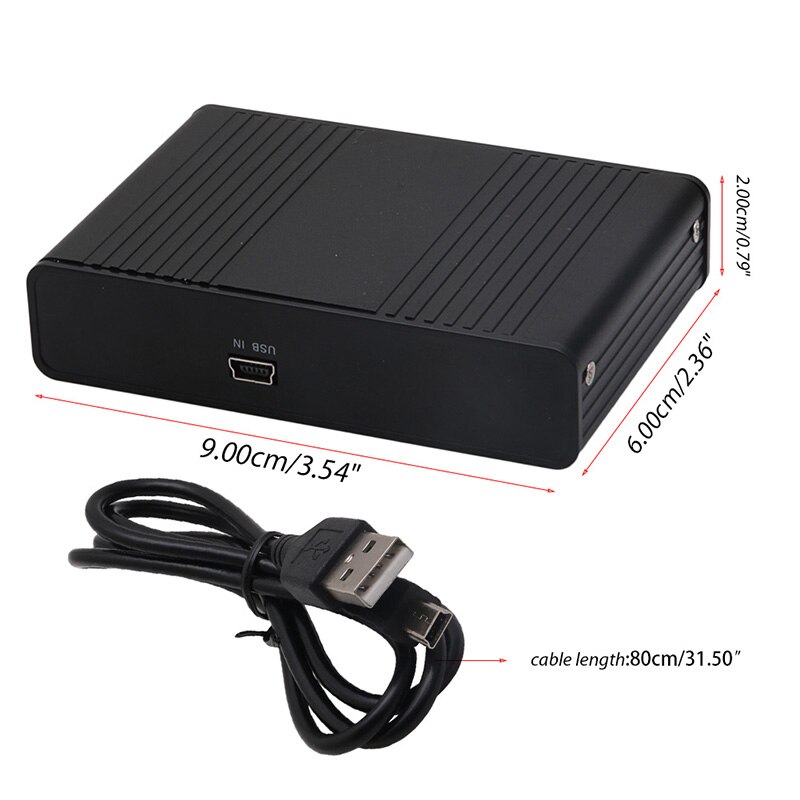 Usb 5.1 -kanaals externe optische of glasvezel geluidskaart s/pdif voor laptop pc