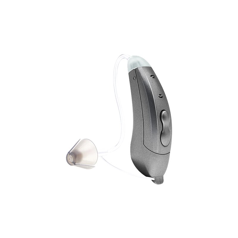 Hörgeräte Mit Bluetooth Mini Audifonos BTE 10 Kanal Telefon APP berühren Kontrolle Programm passend zu Taubheit SF101 Klang Verstärker: Graphit-Rechts