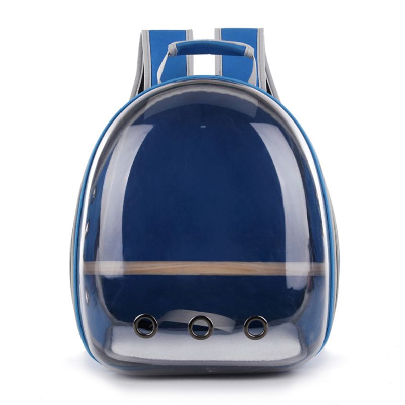 Pet Papagei Träger Vogel Reisetasche Raum Kapsel Transparent Rucksack Atmungs 360 grad Sightseeing