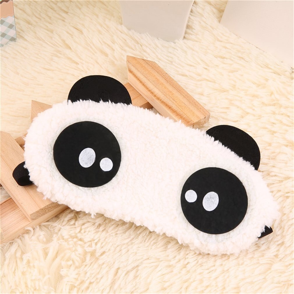 Leuke Panda Slapen Gezicht Eye Mask Blindfold Eyeshade Reizen Slaap Eye Aid Gezondheidszorg