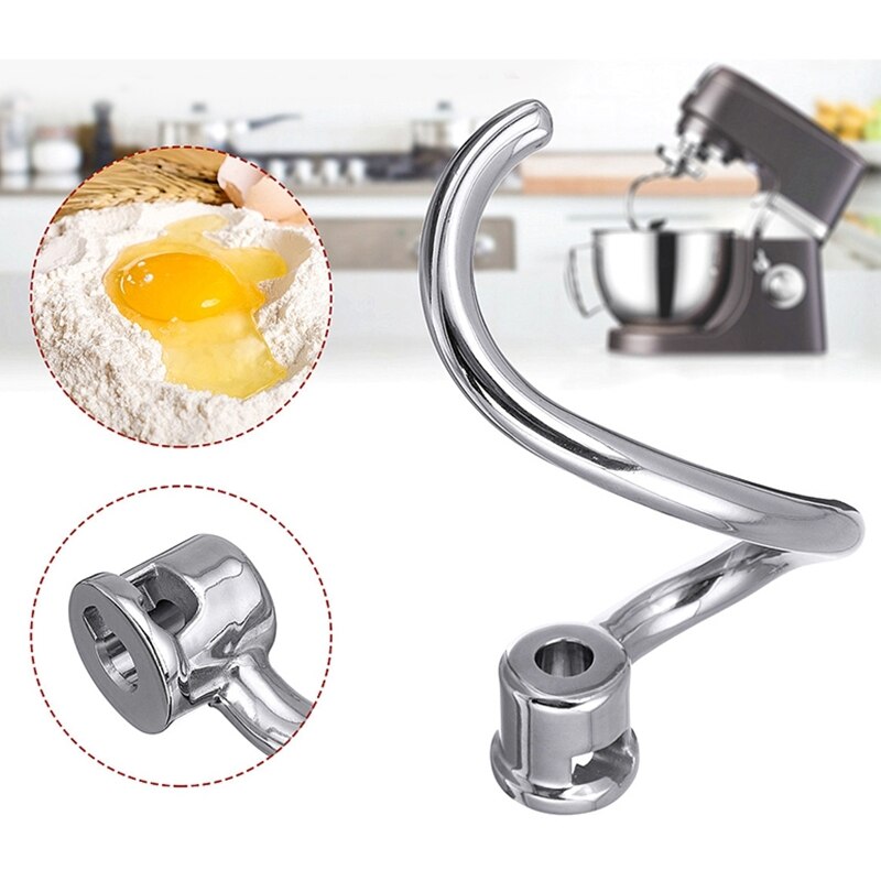 Stainless Steel Dough Hook Electric Mixer Attachment for Mixers Bread Cookie Dough Maker Tools