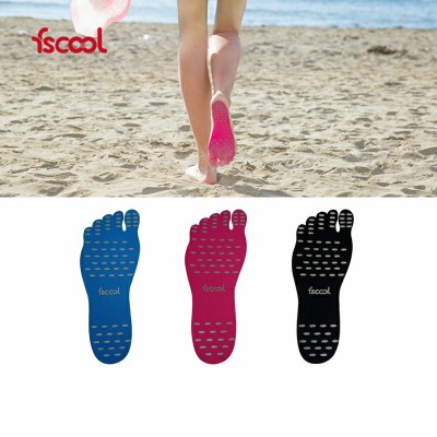 1 pair Beach invisible non-slip insoles insulated feet attached to nak fit soles beach insoles