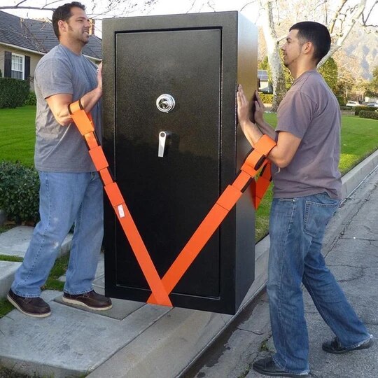 Carretilla elevadora para antebrazo de 250kg, correas móviles, cinturón de Transporte de muebles, correas de hombro, Mover, fácil de transportar