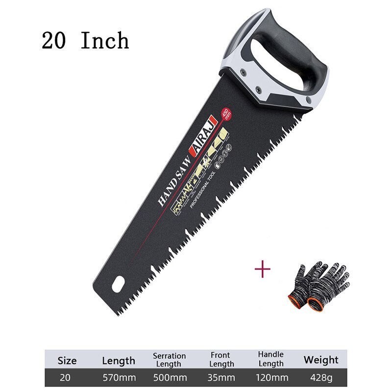 AIRAJ Universal Multi-Function Hand Saw Woodworking Tools Fast Cutting Wood Plastic Tube Home Gardening Hand Tool: 1451