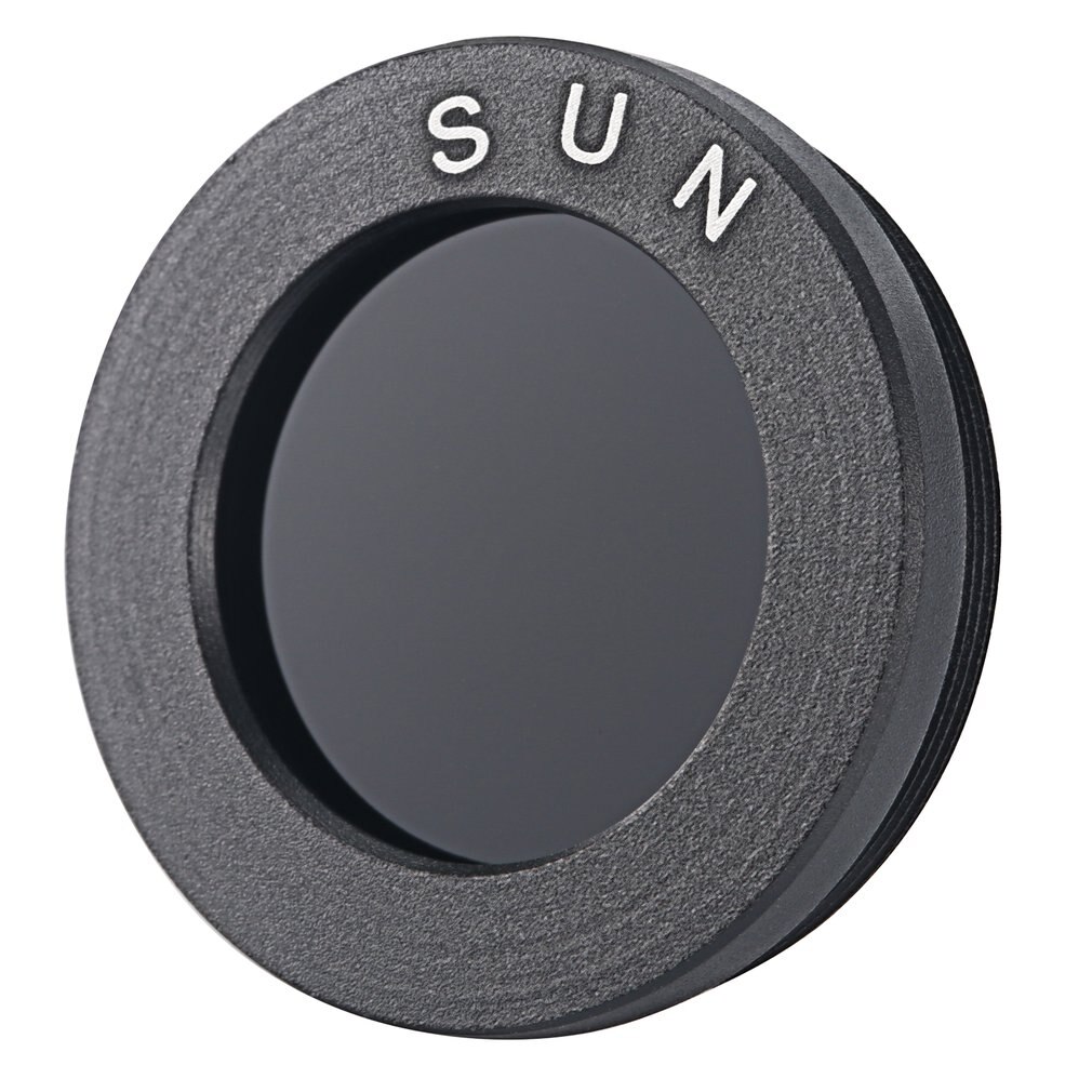 Astronomical Telescope Accessories 0.965 /1.25 Black Sun Filters Full-aluminum Standard Thread for Astro Optics Eyepiece ACEHE