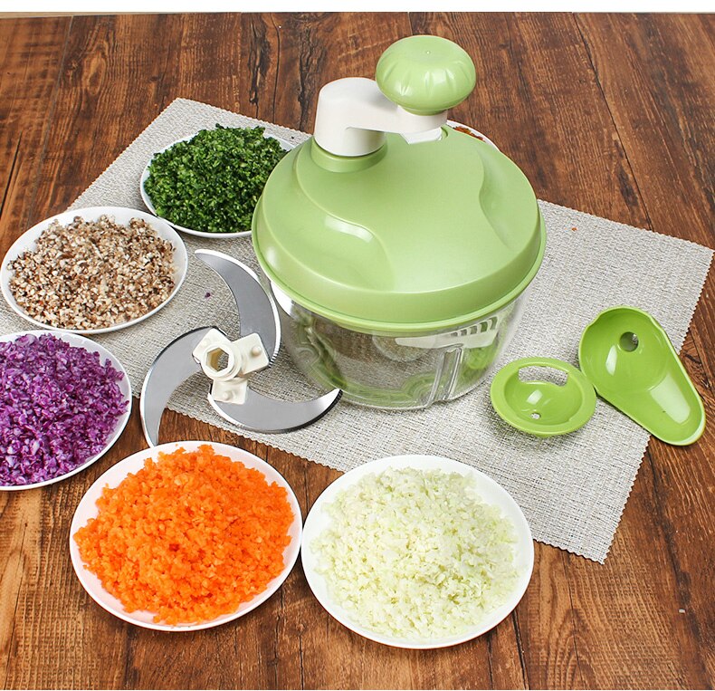 multi-function manual food processor 4 in 1 with good smart kitchen gadget