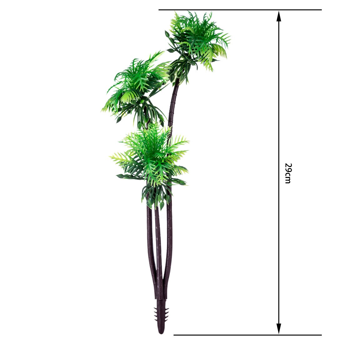 10Pcs 10/13/29cm Artificial Plastic Coconut Tree Gardening Sand Table Plant Decoration