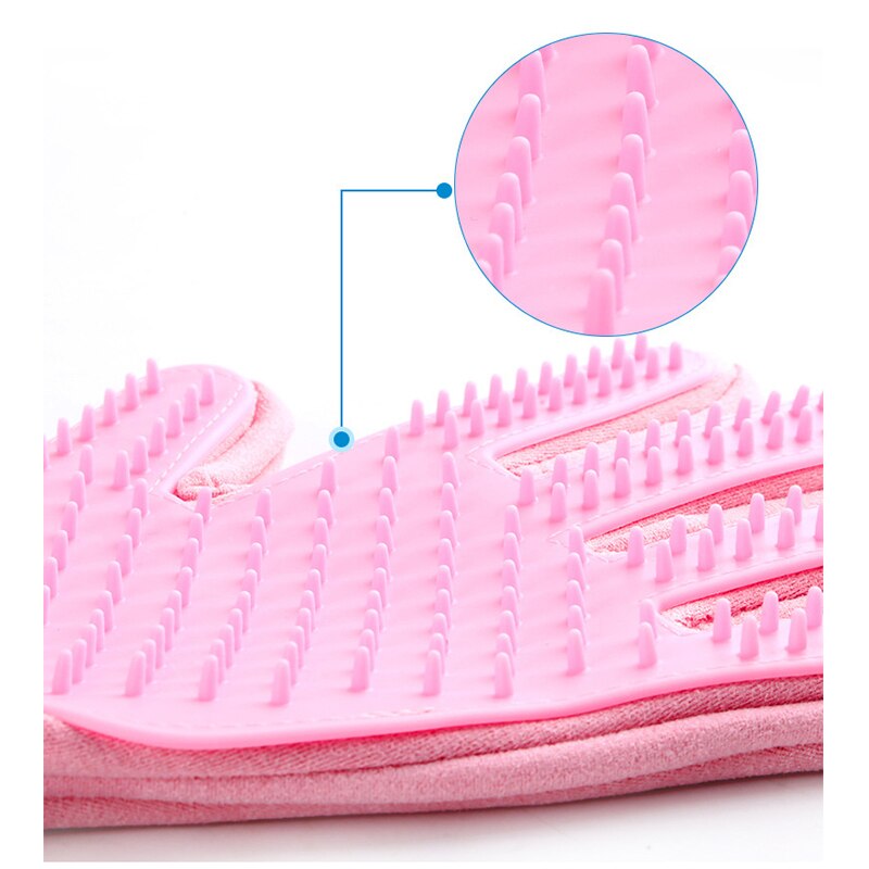 Peigne pour l'épilation des animaux de compagnie, gants de toilettage pour chiens, brosse de Massage, fournitures pour animaux de compagnie