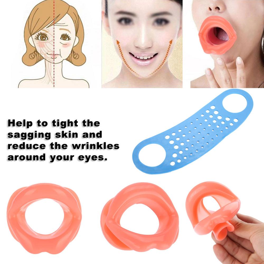 Slim Lift Up Gezicht Belt Cheek V Vorm Gezicht Chin Cheek Anti Rimpel Slapen Hangmat Masker En Anti-Rimpel siliconen Lip Exerciser