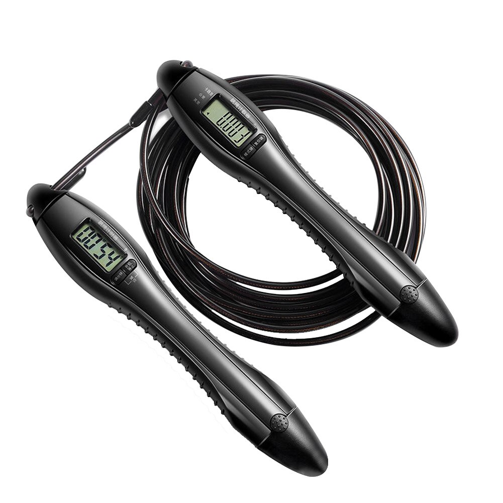 4 Modes 360 Degrees Rotation Induction Double Screen HD Display Home Gym Digital Counting Jump Rope Anti Winding ABS