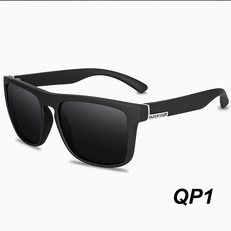 Quisviker mærke firkantede solbriller mænd polariserede solbriller kvinder nuancer oculos de sol masculino: Qp1