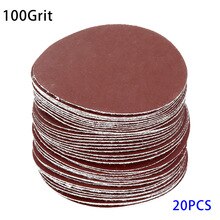 20X 3 75mm Sander Sanding Discs 40-3000 Mixed Grit Pads Hook & Loop Sandpaper