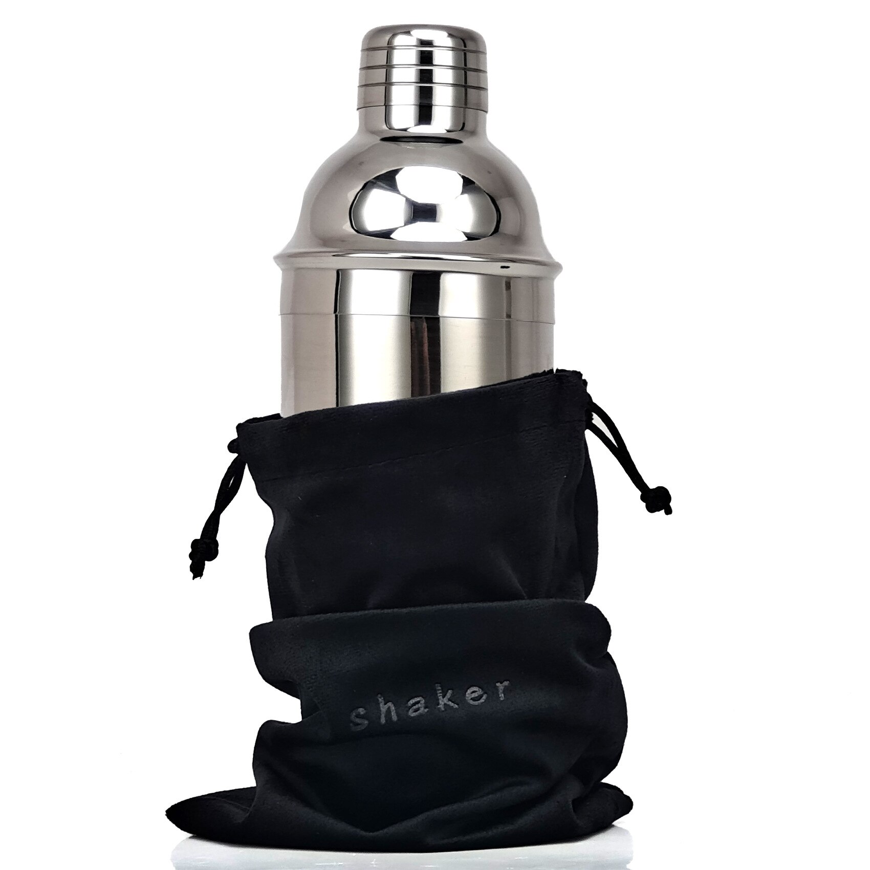 20 piece Cocktail Shaker Set Bartender Kit Stainless Steel Bamboo Weaving Bar Tool Experience for Drink Mixing Cocktail Accessor