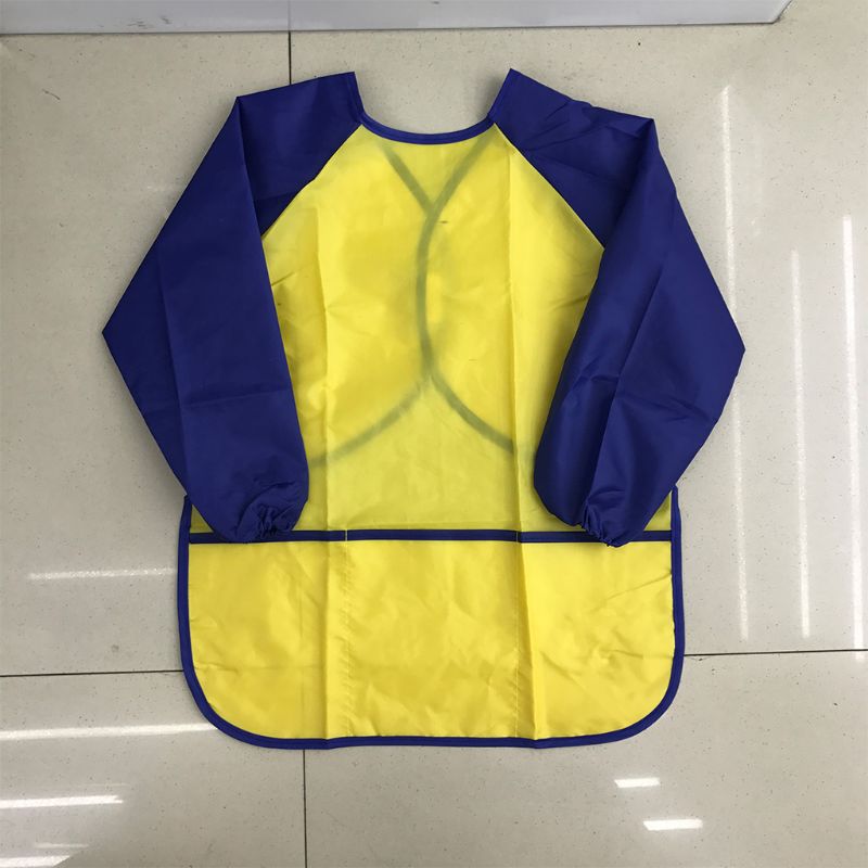 Kids Waterproof Long Sleeve Art Craft Drawing Painting Smock Apron Children