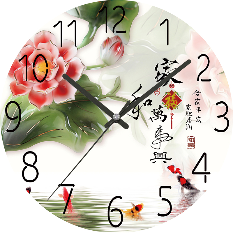 Montre géante en marbre au moderne, corps en verre et cristal, grande horloge murale 3D décorée pour salon, mécanisme silencieux, décor de chambre à coucher: JHWSX
