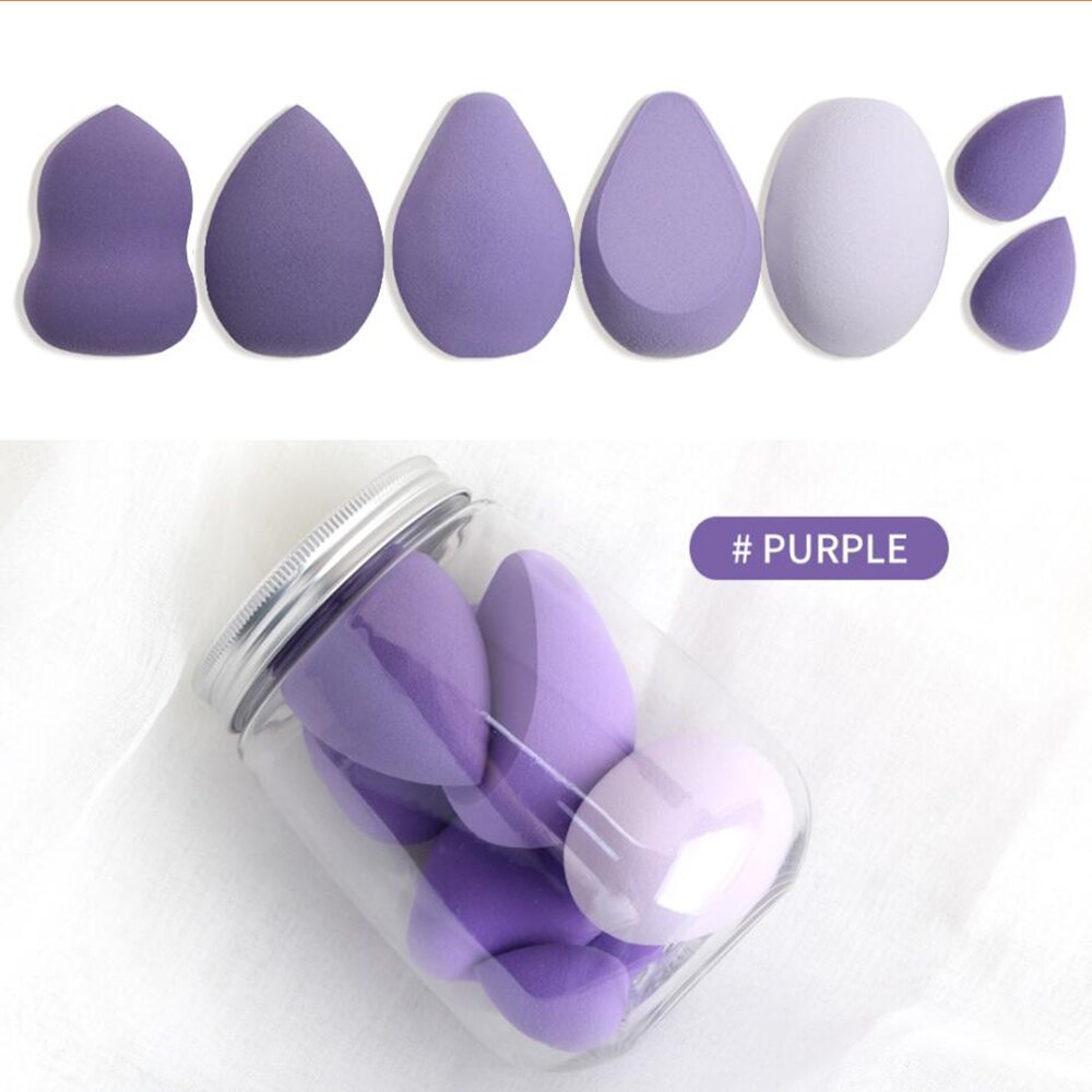 Makeup Sponge Beauty Blender Bombs Cosmetics Waterdrop Blending Tools For Liquid Cream Foundation Sponge for Makeup 1/4/7pcs: HZP-02