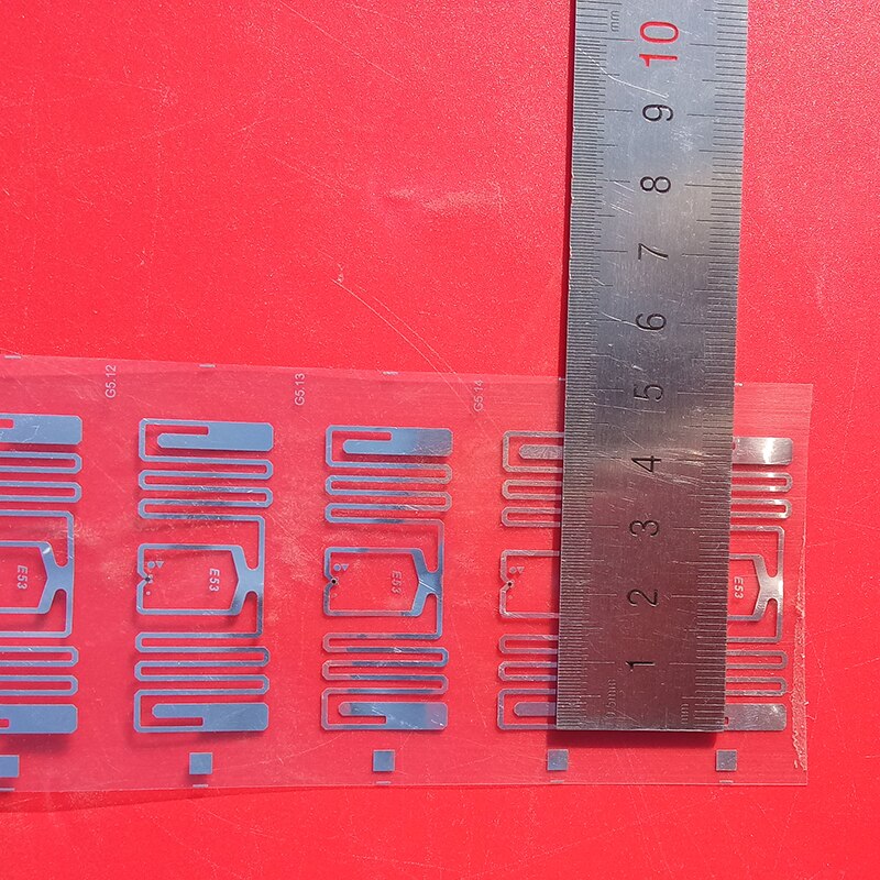 100PCS 860-960MHz RFID electronic tag UHF Impinj E53 Ultra high frequency band adhesive Clothing tag RF tag AZ-E53