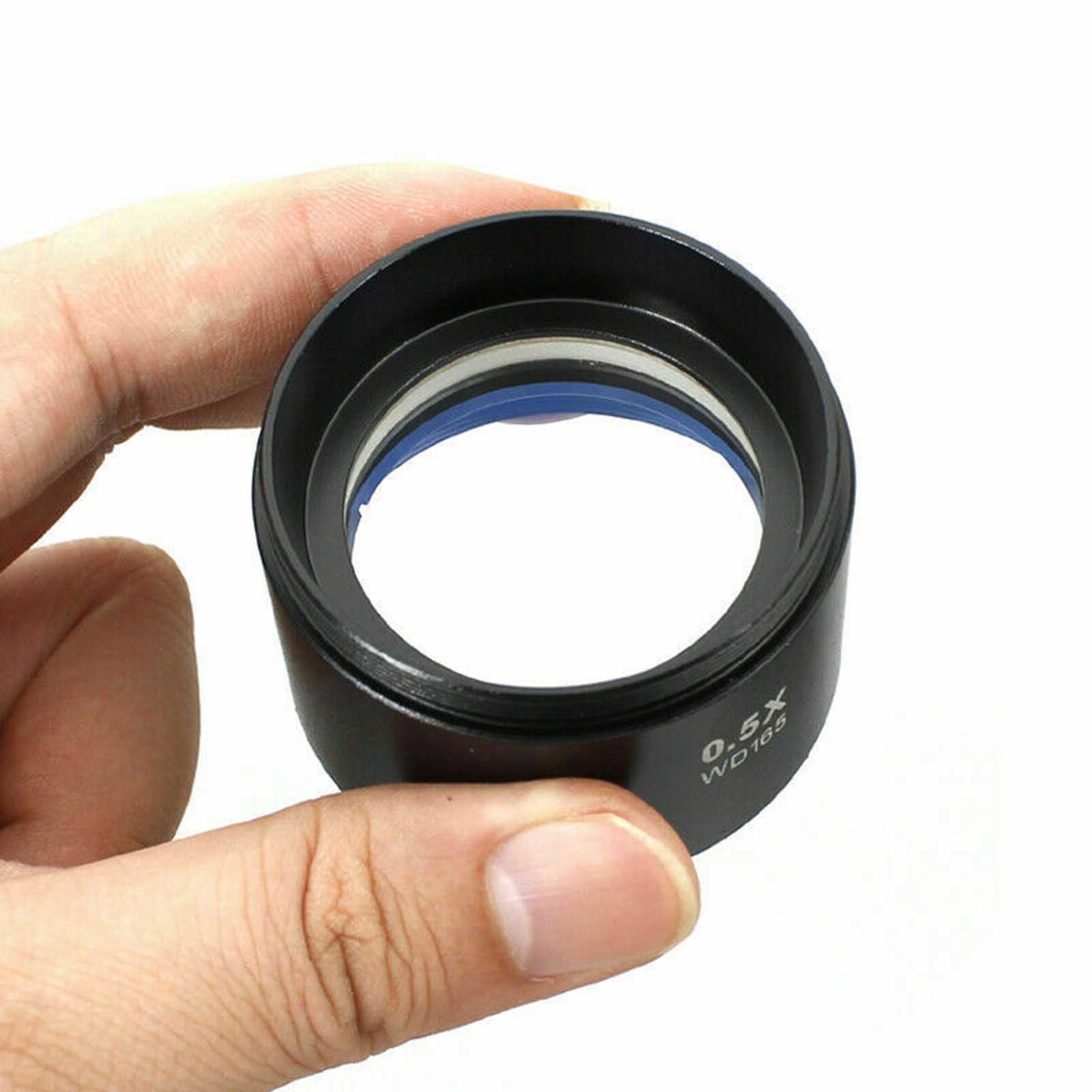 Stereo Microscope 0.3X 0.5X 0.75X 1.5X 2X Auxiliary Objective Barlow Lens 48mm