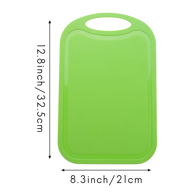 Plastic Chopping Block Meat Vegetable Cutting Board Non-Slip Anti Overflow With Hang Hole Chopping Board